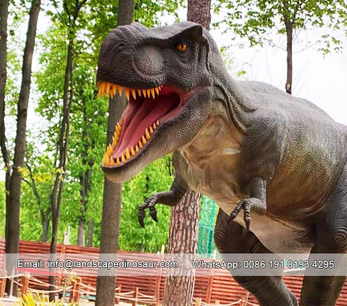 Life Size T Rex Jurassic Park Statue-01