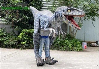 Costum Velociraptor Animatronic Reducere pentru spectacol