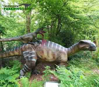 Statuie de raptor animatronic în mărime naturală pentru parc