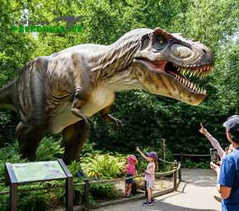 Model de dinozauri uriași realist T-Rex